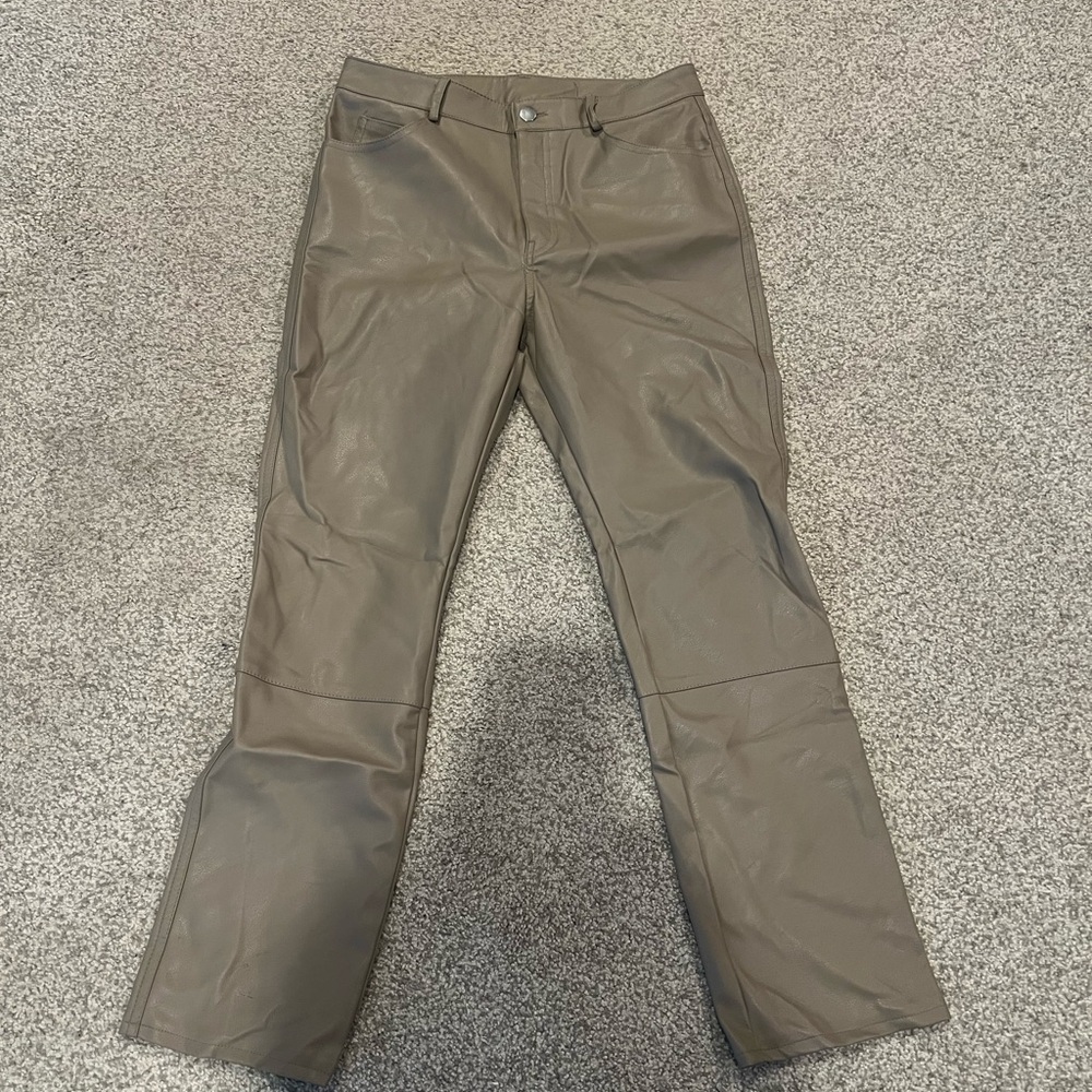 H&M Women's Brown Straight Leg Jeans